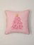 Pink Tree - Yılbaşı Serisi Pembe Çam Ağacı Noel Punch Kırlent Yastık Kılıfı 1