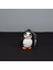 3D Hareketli Eklemli Ayakta Sevimli Penguen Çanta Süsü ve Anahtarlık 3