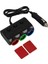1523 12-24V Çift USB Girişli 120W 80CM Kablolu 3'lü Araç Çakmak Çoklayıcı 3