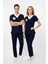 Unisex Lacivert Sorumlu Hemşire Scrubs Üniforma Takım Patriot Blue(Sağlık Bakanlığı Yeni Yön. Uygun) 1