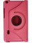 Huawei Mediapad T3 7 Kılıf 360 Tablet Deri Kılıf - Pembe 2
