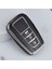 Toyota Corolla Rav4 Land Cruiser Camry Prado C-Hr Gümüş Kenar Tpu Anahtar Kılıfı (3 Tuş) 3