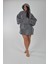 Welsoft Kapüşonlu Giyilebilir Tv Battaniyesi Unisex Peluş Oversize Panço Sabahlık 3