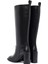 Kadın Siyah Kalın Topuklu Deri Çizme 25WFD132918 7