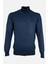 Erkek Tam Balıkçı Yaka Triko Kazak Slim Fit Yün Indigo 1