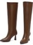 Kadın Kahverengi Topuklu Deri Çizme 25WFD132118 3