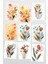 Bohem Çizim Çiçek 9'lu Kartpostal 1