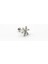 Zirkon Taşlı Kar Tanesi Tragus & Helix Piercing – Gümüş Kaplama, Anti Alerjik, 8 mm 1