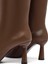 Kadın Kahverengi Topuklu Deri Çizme 25WFD132118 9