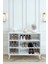 Country Model Mdf Membran 3 Kapaklı 6 Raflı Ayakkabılık Portmanto Vestiyer Organizer 4