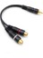 Elektromer 1 Rca Erkek 2 Rca Dişi 25 cm Anfi Y Kablo 1