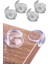 Buffer® Bebek Çocuk Yumuşak ve Esnek Dairesel Şeffaf Yapışkanlı Güvenlik Köşe Koruyucu (4 Adet) 7