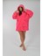 Welsoft Kapüşonlu Giyilebilir Tv Battaniyesi Unisex Peluş Oversize Panço Sabahlık 5