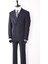 Erkek Kruvaze Takım Elbise Silik Çizgili Kırlangıç Yaka Çift Yırtmaç Modern Fit A.lacivert 3