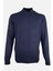 Erkek Yarım Balıkçı Yaka Triko Kazak Pamuk Kaşmir Slim Fit Lacivert 1
