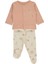 Organik Interlok Patikli Pijama Takımı 2li (Organıc Cupcakes) Somon 1