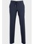 Erkek Joggeır Pantolon Gofre Kumaş Bağcıklı Günlük Slim Fit Dokulu Lacivert 1