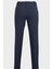 Erkek Joggeır Pantolon Gofre Kumaş Bağcıklı Günlük Slim Fit Dokulu Lacivert 3