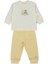 Organik Interlok Patiksiz Pijama Takımı 2li (Organıc Fun Moment) Sarı 1
