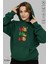 Oversize Penye Pamuk Unisex Hoodie Uzun Kollu Grinch Yılbaşı Baskılı Kapüşonlu Şardonlu Sweatshirt Nyda Collections 1