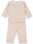 Interlok Patiksiz Pijama Takımı 2li (Tıny Florıst) Bej 1