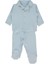 Organik Interlok Patikli Pijama Takımı 2li (Organıc Sleepy Sheepy) Mavi 1