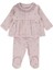 Ajurlu Patikli Pijama Takımı 2li (Nature) Pudra 1