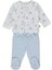Organik Süprem Double Patikli Pijama Takımı (Organıc Stars And Koalas) Mavi 2