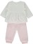 Kadife Patiksiz Pijama Takımı 2li (My Lıttle One) Pembe 2