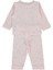 Organik Interlok Pijama Takımı 2li (Organıc Sleepy Sheepy) Pembe 2