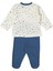 Ajurlu Patikli Pijama Takımı (Shıp Boy) Lacivert 2