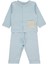 Organik Interlok Pijama Takımı 2li (Organıc Sleepy Sheepy) Mavi 1