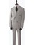 Erkek Kruvaze Takım Elbise Kırlangıç Yaka Yarım Astar Torba Cep Modern Fit A.gri 3