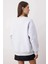 3 Iplik Şardonlu Bisiklet Yaka Sweatshirt Gri 2