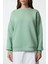 3 Iplik Şardonlu Bisiklet Yaka Sweatshirt Mint 1