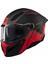 Ghostfighter Sv Maniac B5 Black Red Motosiklet Çene Açılır Kask 1
