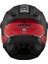Ghostfighter Sv Maniac B5 Black Red Motosiklet Çene Açılır Kask 5