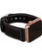 Apple Watch Uyumlu Deri Kordon 42-44-45MM Nm4-As1 Siyah 5