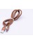 Kahverengi Metal Uçlu 8600 Micro USB Kablo 1