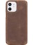 Apple iPhone 12 Pro Uyumlu Deri Arka Kapak F360 G2 Antik Kahve 5