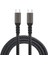 Siyah 2.jenerasyon Type-C To Type-C Usb3.2 Pd Data Kablosu 100W 20GBPS 4K@60Hz 0.2 Metre 2