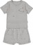 Interlok Şortlu Pijama Takımı 2li (Dream Bıg) Gri 1