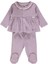 Ajurlu Patikli Pijama Takımı 2li (Nature) Mor 1