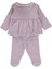 Ajurlu Patikli Pijama Takımı 2li (Nature) Mor 2