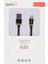 Siyah Poro Lightning USB Kablo 1m 1