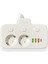 Akım Korumalı 2’li Ayrı Anahtarlı Priz, 2x Priz, 3x Usb, 1x Type-C, 2 mt Kablo, Hızlı Şarj 3