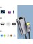 Siyah QG04 Type-C To RJ45 Ethernet Dönüştürücü Kablo 1024MBPS 22CM 2