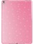 Apple iPad 10.2 2021 (9.nesil) Simli Parlak Görünümlü Uyumlu Akre Tablet Koton Kılıf-Pembe 1