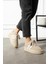 Monte Kadın Sneaker Premium Tasarım - Bej 2