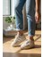 Monte Kadın Sneaker Premium Tasarım - Bej 4